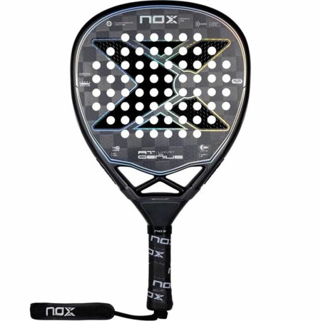 Pala de Pádel Nox AT Genius Attack 18K Negro