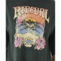 Camiseta de Manga Corta Mujer Rip Curl Barrelled Heritage Negro