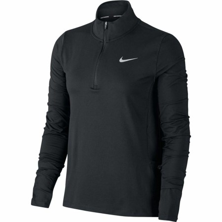 Camisa de Manga Larga Mujer Nike Element Negro