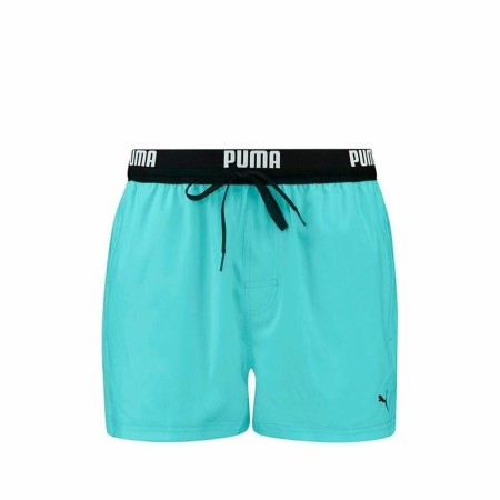 Bañador Hombre Puma Swim Logo Short Aguamarina