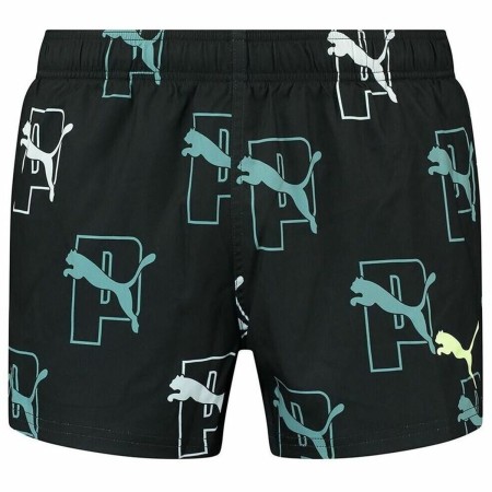 Bañador Hombre Puma Swim Print Cat Logo Negro