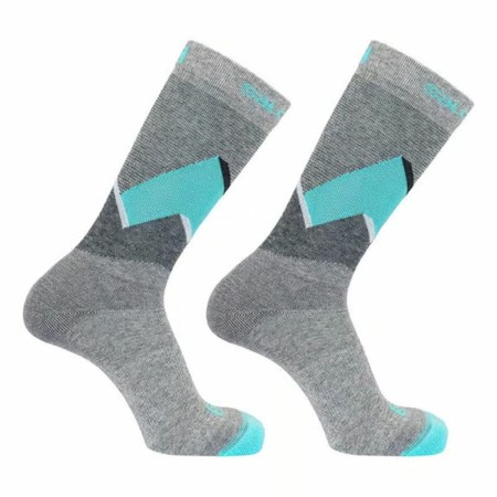 Calcetines Deportivos Salomon Outline Prism Gris