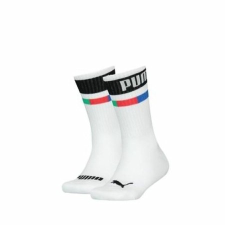 Chaussettes de Sport Puma Seasonal Crew Blanc