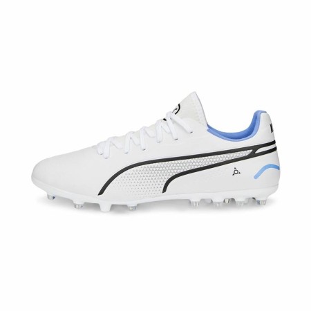 Botas de Fútbol para Adultos Puma King Pro Mg Blanco Unisex