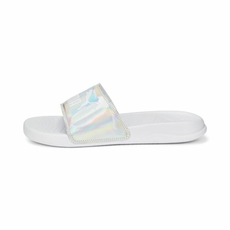 Chanclas para Mujer Puma Popcat 20 Iridiscente Blanco