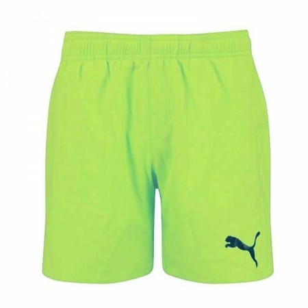 Bañador Hombre Puma Swim Medium Length Verde limón