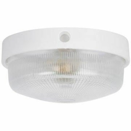 Applique de plafond Corep E27 100 W Blanc Verre Plastique