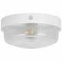 Applique de plafond Corep E27 100 W Blanc Verre Plastique