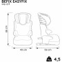 Silla para el Coche Nania Befix III (22 - 36 kg) Gris II (15-25 kg)