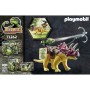 Playset  Playmobil Dino Rise - Tricératops and soldiers 71262     37 Piezas