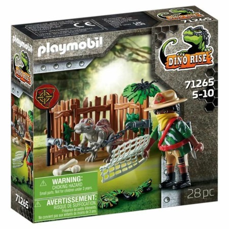 Playset  Playmobil Dino Rise - Baby Spinosaur and Fighter 71265     28 piezas