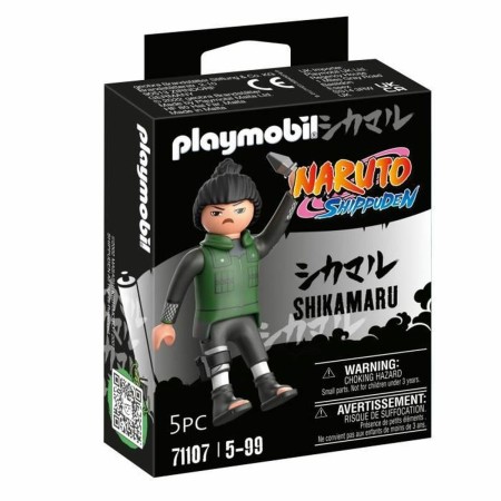 Figura Playmobil Naruto Shippuden - Shikamaru 71107 5 Piezas