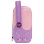 Estuche Escolar Milan Animals Violeta 22,5 x 11,5 x 11 cm