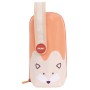 Estuche Escolar Milan Animals Naranja 22,5 x 11,5 x 11 cm