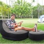 Sillón Hinchable  Intex Ultra Lounge     Reposapiés 99 x 76 x 130 cm