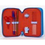 Plumier Triple Spiderman Azul 13 x 7,5 x 20 cm