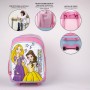 Mochila Escolar con Ruedas Princesses Disney Rosa 31 x 14 x 41 cm