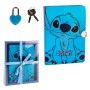 Diario Stitch Azul 16,5 x 21 x 3 cm