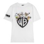 Camiseta de Manga Corta Hombre Warner Bros Blanco Adultos