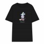 Camiseta de Manga Corta Hombre Disney Negro Adultos