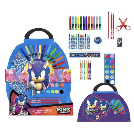 Set de Papelería Sonic Maletín Azul oscuro