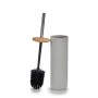 Brosse de salle de wc Marron Noir Gris Bambou polypropylène 9,5 x 39 x 9,5 cm (6 Unités)