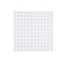 Tapis de Douche Antidérapant Blanc PVC 68 x 36 x 1 cm (6 Unités)