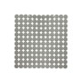 Alfombrilla Antideslizante para Ducha Gris PVC 54 x 54 x 1 cm (6 Unidades)