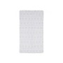 Tapis de Douche Antidérapant Carreaux Transparent PVC 67,7 x 38,5 x 0,7 cm (6 Unités)