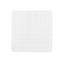 Alfombrilla Antideslizante para Ducha Cuadros Blanco PVC 50,3 x 50,3 x 0,7 cm (6 Unidades)