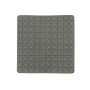 Alfombrilla Antideslizante para Ducha Cuadros Gris PVC 50,3 x 50,3 x 0,7 cm (6 Unidades)