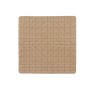 Alfombrilla Antideslizante para Ducha Cuadros Beige PVC 50,3 x 50,3 x 0,7 cm (6 Unidades)