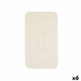 Tapis de Douche Antidérapant Beige PVC 69,3 x 40 x 1 cm (6 Unités)