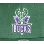 Casquette de Sport Mitchell & Ness Milwaukee Bucks Vert foncé (Taille unique)