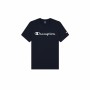 Camiseta Champion Crewneck Azul Hombre