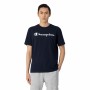 Camiseta Champion Crewneck Azul Hombre