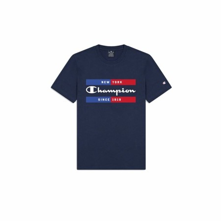 Camiseta Champion Crewneck Azul Hombre