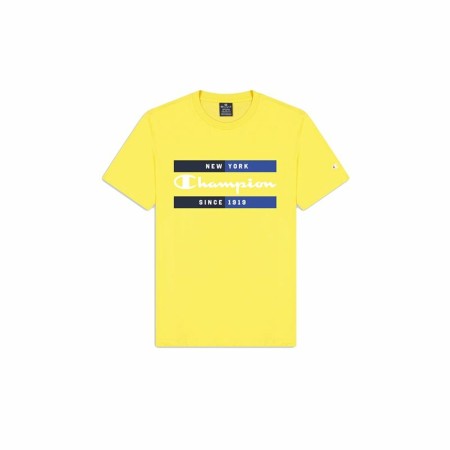 Chemisette Champion Crewneck Jaune Homme