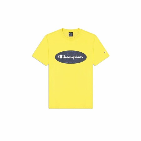 Camiseta Champion Crewneck Amarillo Hombre