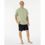 Camiseta Rip Curl Quality Surf Products Verde Hombre