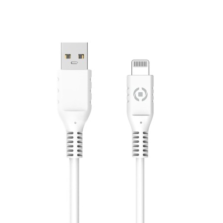 Câble USB vers Lightning Celly Blanc 1 m