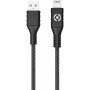 Cable USB a Lightning Celly PL2MUSBLIGHT 2 m Negro