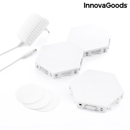 Ensemble de Panneaux LED Modulaires Magnétiques et Tactiles Tilight InnovaGoods Multicouleur (Reconditionné A)