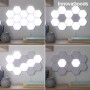 Ensemble de Panneaux LED Modulaires Magnétiques et Tactiles Tilight InnovaGoods Multicouleur (Reconditionné A)