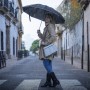 Parapluie Pliable à Fermeture Inversée avec LED Folbrella InnovaGoods Noir (Reconditionné A)