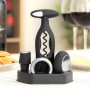 Set de Vino con Sacacorchos de Rosca y Accesorios Vinstand InnovaGoods V0103143 (Reacondicionado B)