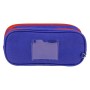 Estuche Escolar Sonic Morado 22,5 x 8 x 10 cm