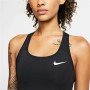 Sujetador Deportivo Nike Swoosh Negro