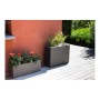 Pot EDA Anthracite Plastique Rectangulaire