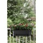 Pot Elho Noir Anthracite Plastique Rectangulaire Moderne